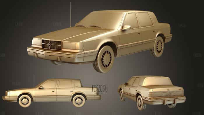 Dodge Dynasty 1993 3d stl модель для ЧПУ